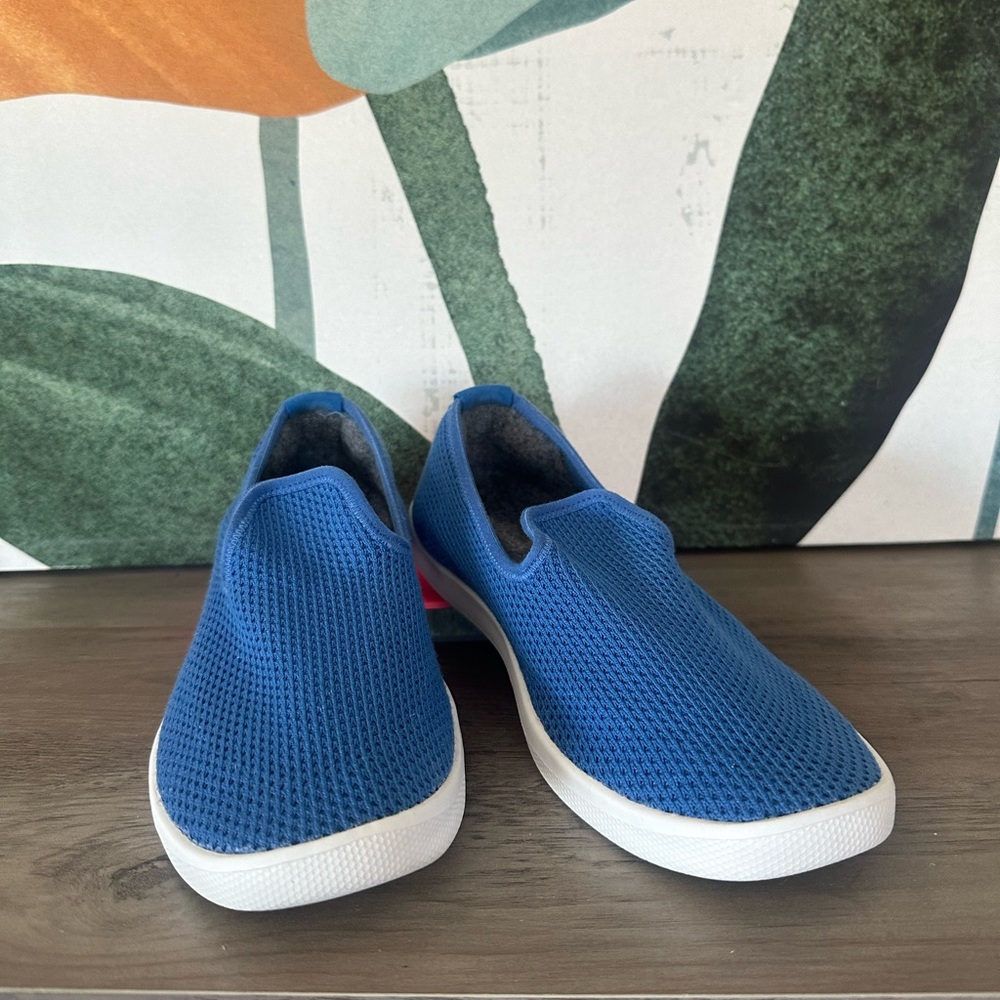Allbirds Tree Loungers Slip-Ons Ltd Edition Sapphire Blue Womens 8 shoes